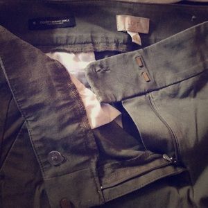 Modern Skinny Army Green Ankle Pants